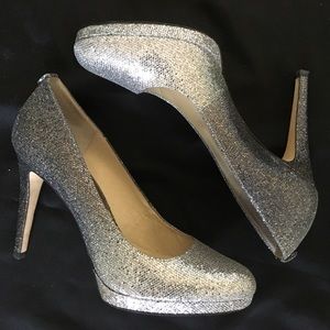 Michael Kors Grey Ombré Georgia Heels (Size 10)